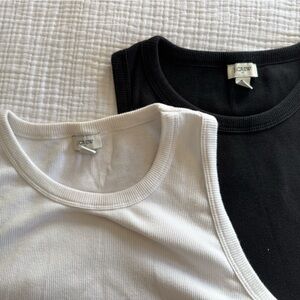 J.Crew Factory ribbed tanks (selling as a pair)